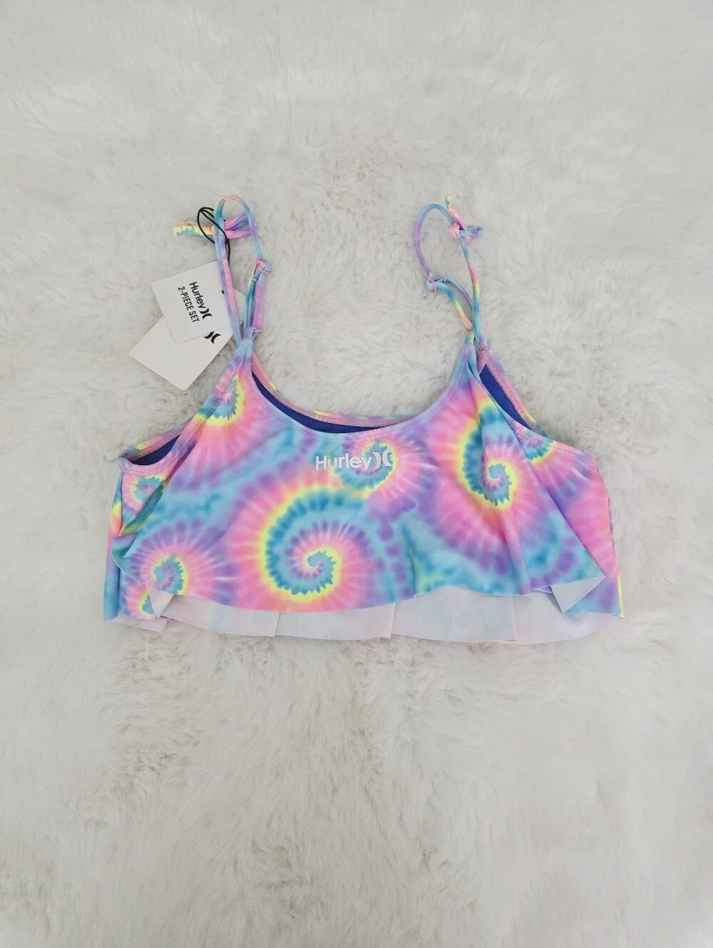 HURLEY🦄 Girls Brand New 2 Piece Swimsuit SIZE XL
